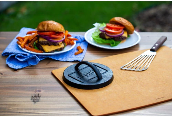 Lodge Burgerpresse, Gusseisen, 15,9 cm, Burgerpresse