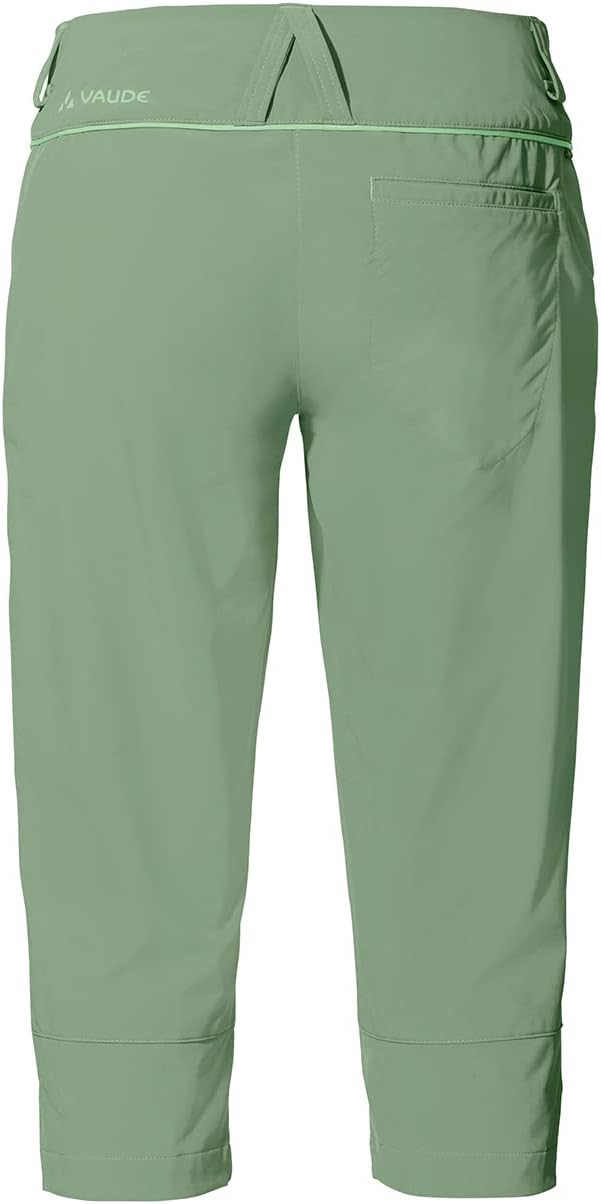 VAUDE Damen Hose Women's Skomer Capri 36 Willow Green, 36 Willow Green