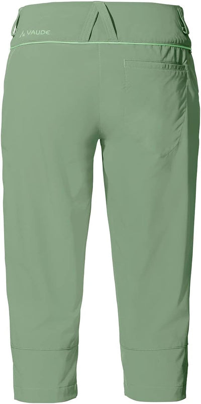 VAUDE Damen Hose Women's Skomer Capri 36 Willow Green, 36 Willow Green