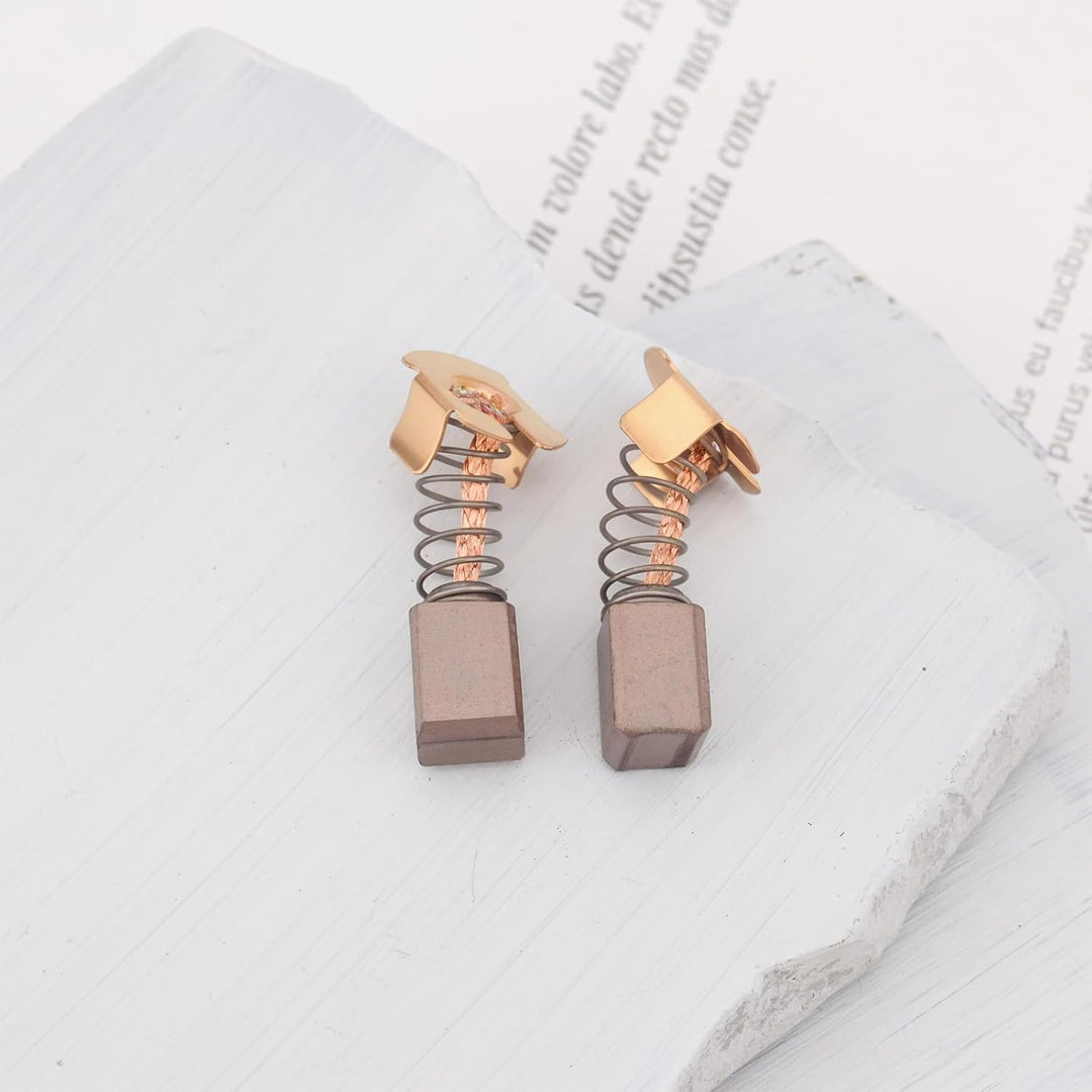 4 Stück Kohlebürsten für Elektrowerkzeuge Ersatz-Motorbürsten 7 Mm X 7 Mm X 9,5/12 Mm Kompatibel mit