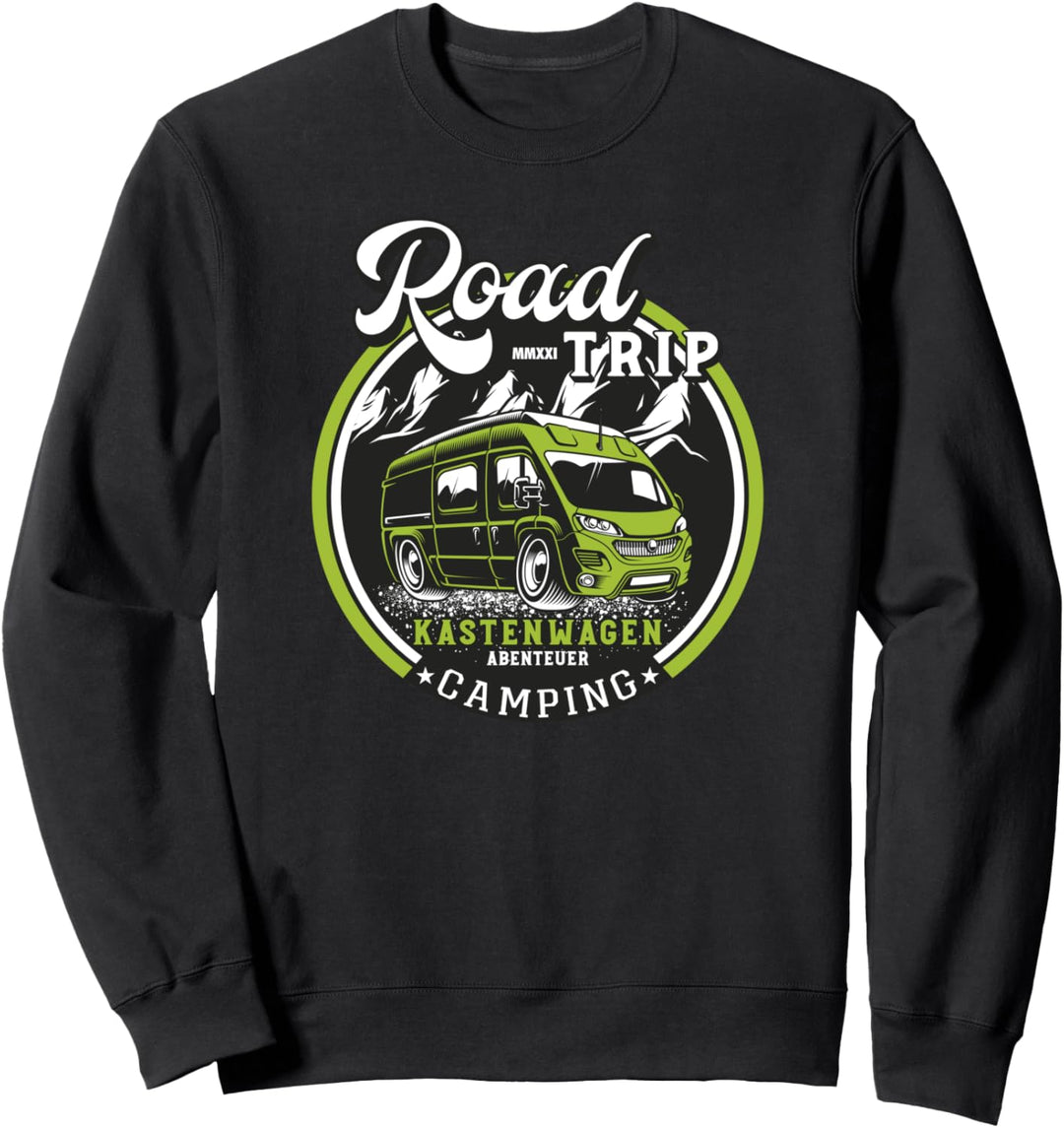 Kastenwagen - Road-Trip Camping Abenteuer Sweatshirt