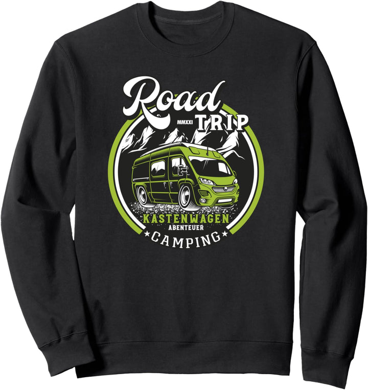 Kastenwagen - Road-Trip Camping Abenteuer Sweatshirt