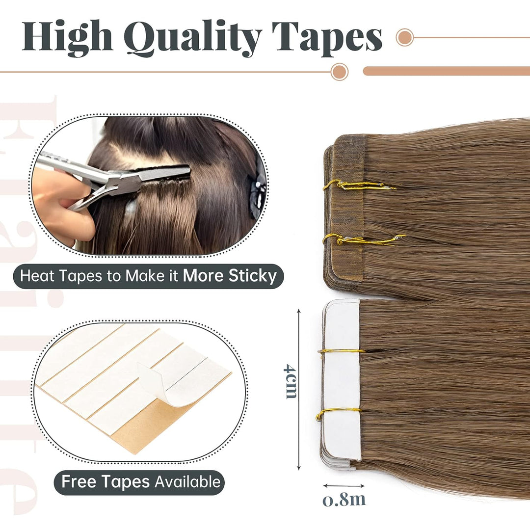Elailite Echthaar Extensions Tape in 