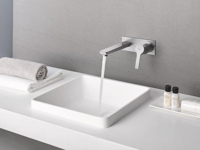 GROHE Lineare | Badarmatur - 2-Loch-Waschtischarmatur | Ausladung 207 mm, supersteel | 23444DC1 Ausl