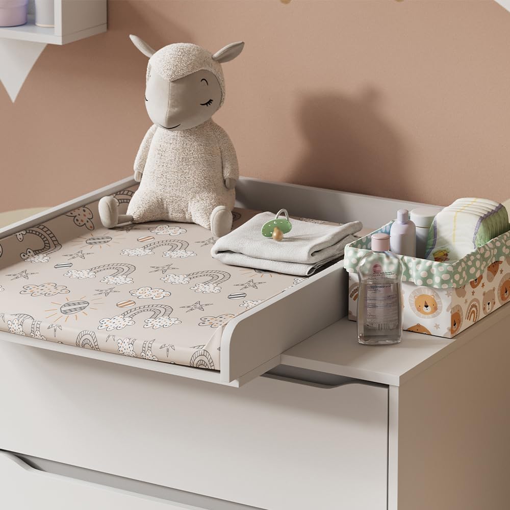 Vicco Wickelaufsatz ''Wicko'', Wickeltischaufsatz, Weiss, 60 x 76 cm 60 cm, 60 cm