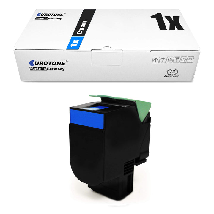 1x Müller Printware XXL Cyan Toner für Lexmark CS317DN CS417DN CS517DE CX317DN CX417DE CX517DE CS 31