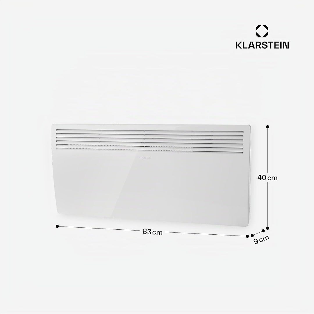 Klarstein Elektrischer Heizkörper mit geringem Energieverbrauch, 2000 W, elektrische Heizung für den