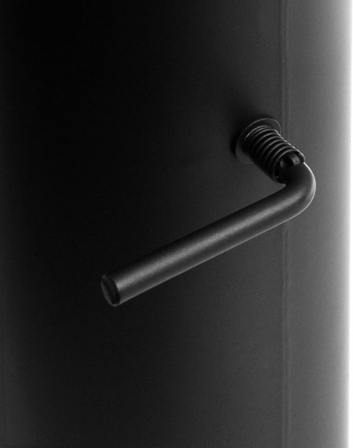raik Rauchrohr Ofenrohr mit Zugregulierung zur Steuerung des Kaminzugs mit 180 mm Durchmesser und 10