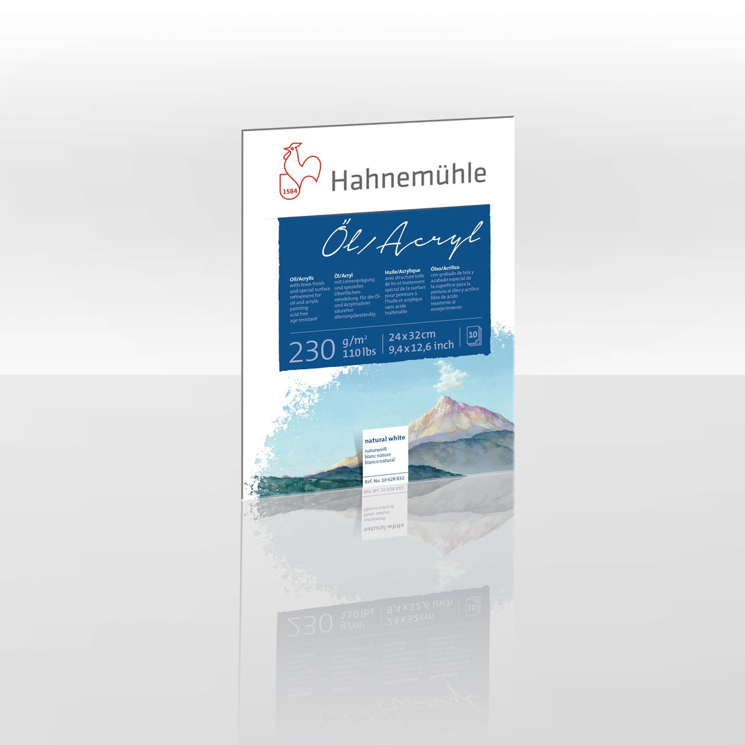 Öl- und Acrylmalblock 230g/m², 24x32cm, 10Blatt 24x32 cm, 24x32 cm