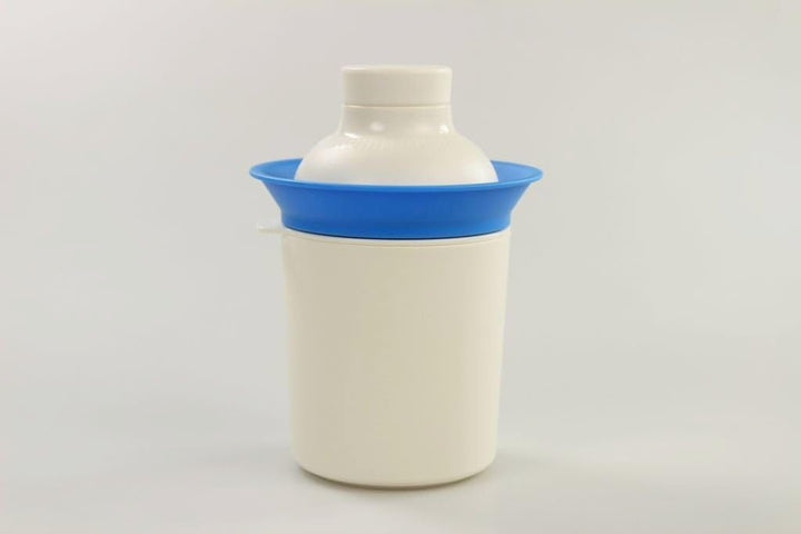TUPPERWARE Chini Party Knödelzubereiter weiss/blau Knödelei Knödel