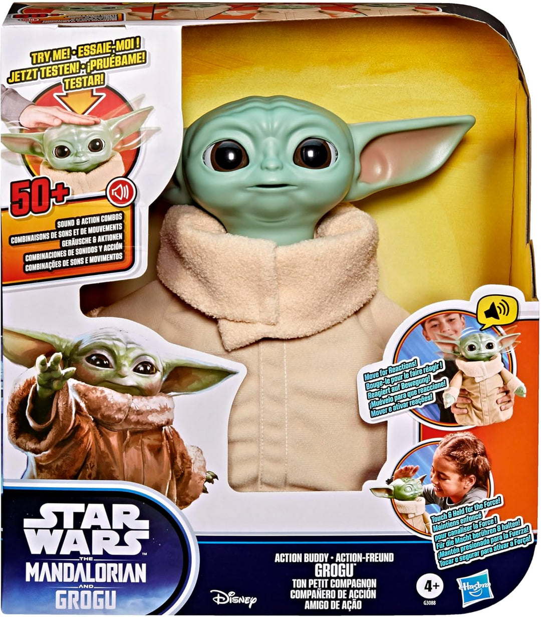 Star Wars Action-Freund Grogu, 25 cm grosse animatronische, interaktive Action-Figur The Mandalorian