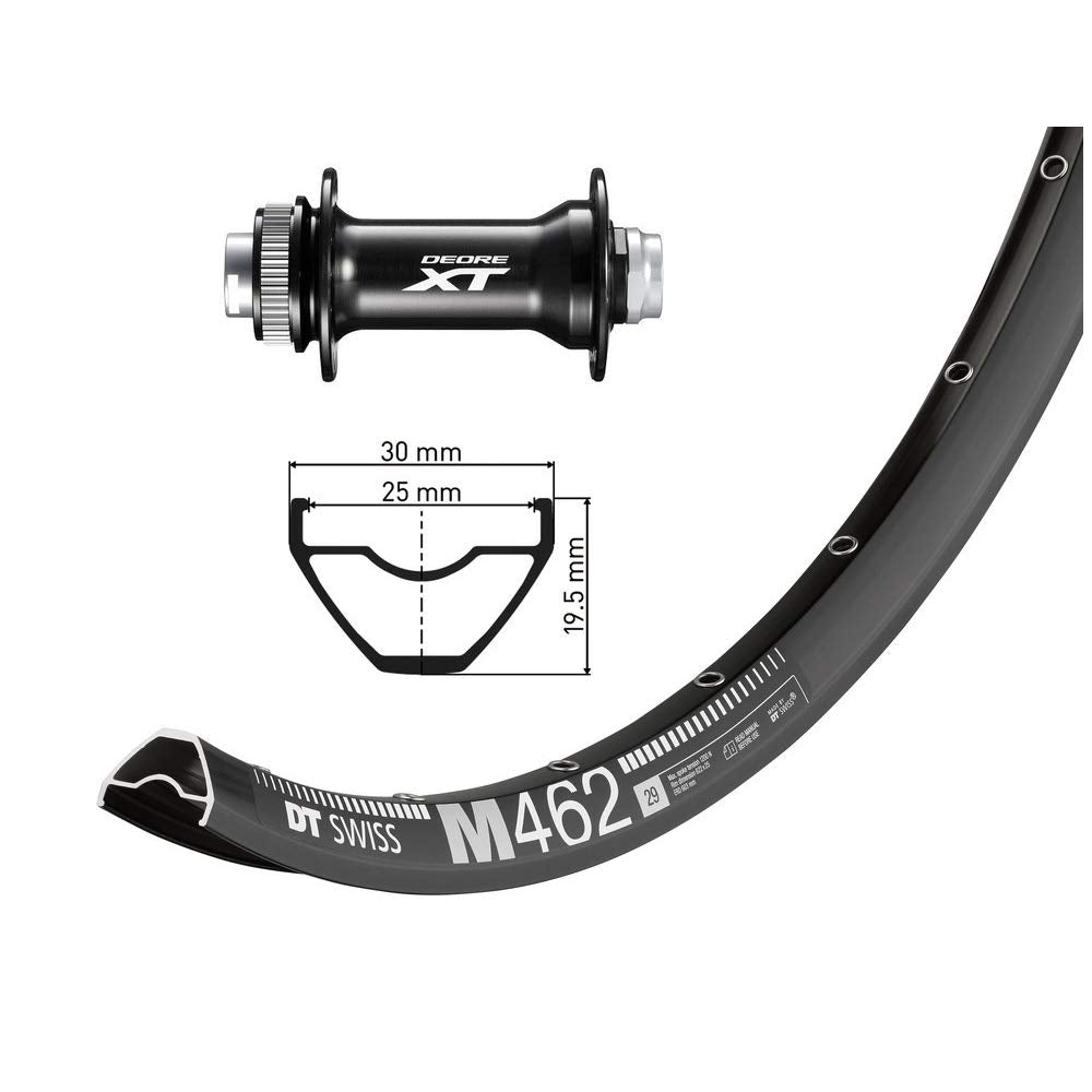 Bike-Parts Unisex – Erwachsene Felgen Set-2146856000 Set, schwarz, One Size