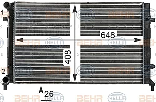 BEHR HELLA SERVICE 8MK 376 700-494 Kühler, Motorkühlung