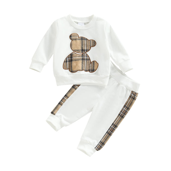 Geagodelia Baby Mädchen Kleidung Outfit Babykleidung Set Langarmshirt Sweatshirt + Hose Neugeborene