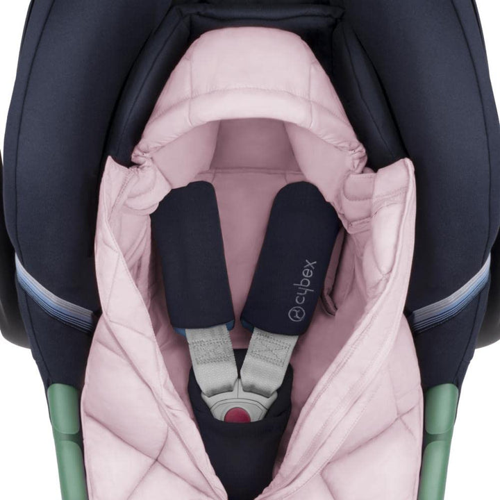 CYBEX Gold Fusssack Snøgga Mini 2, Für Babyschalen, Ab Geburt bis ca. 24 Monate, TOG 4, Powdery Pink