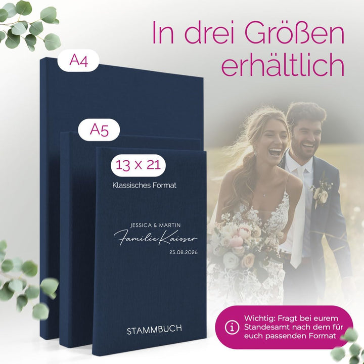 Hochzeitideal Stammbuch der Familie &