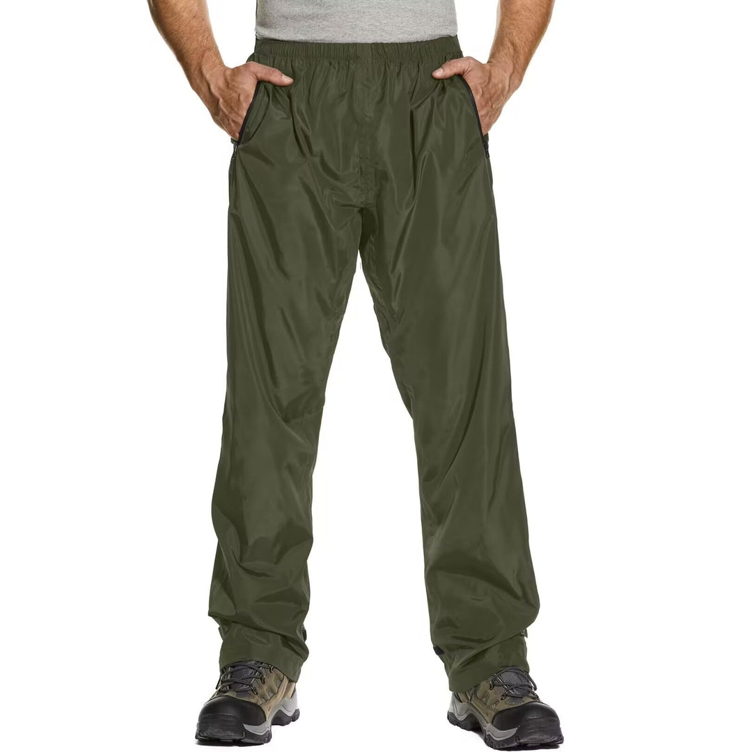 Asfixiado Regenhose Herren Fahrrad Leichte wasserdichte Winddichte Outdoorhose zum Wandern Camping T