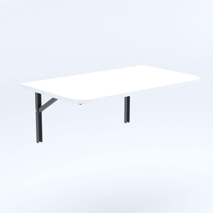 AKKE Wandklapptisch mit Abgerundeten Ecken Klapptisch Esstisch Wandtisch Küchentisch Schreibtisch Ki