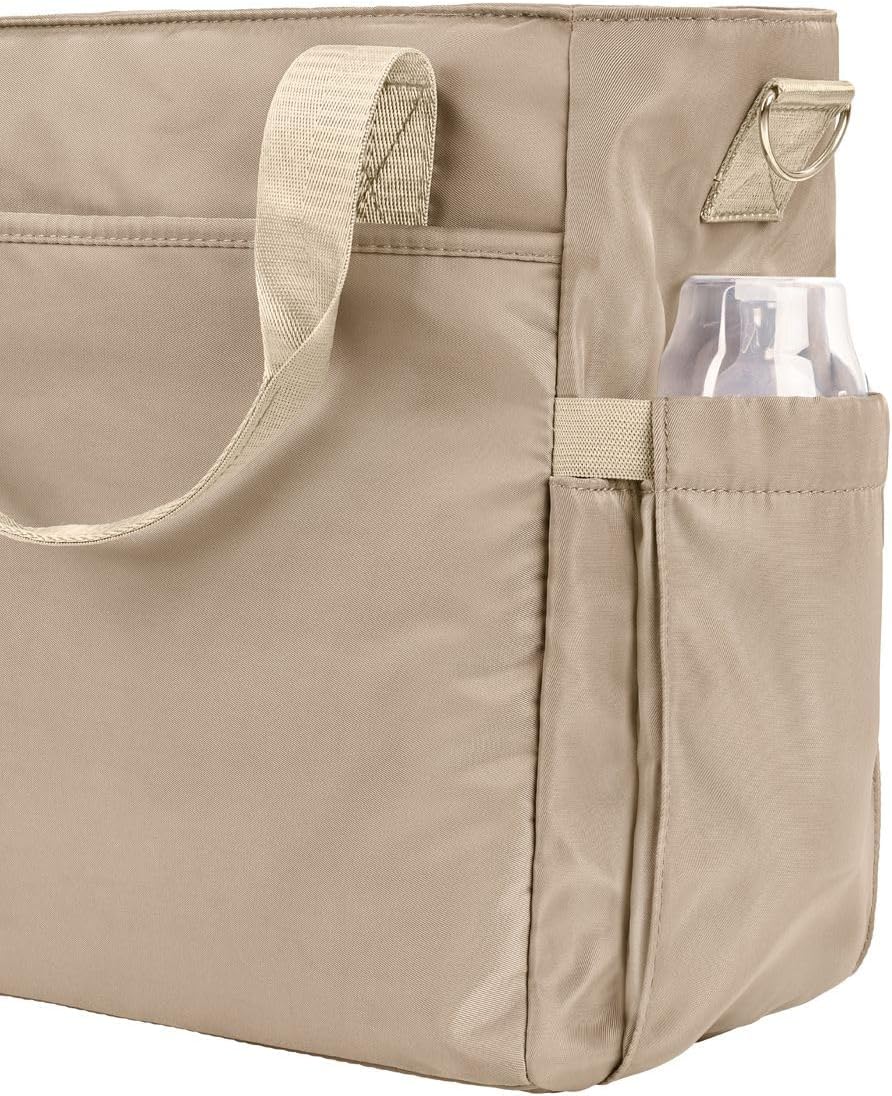 Kikkaboo Brielle Wickeltasche, Befestigungsclips, wasserdicht, Schultergurt Beige, Beige