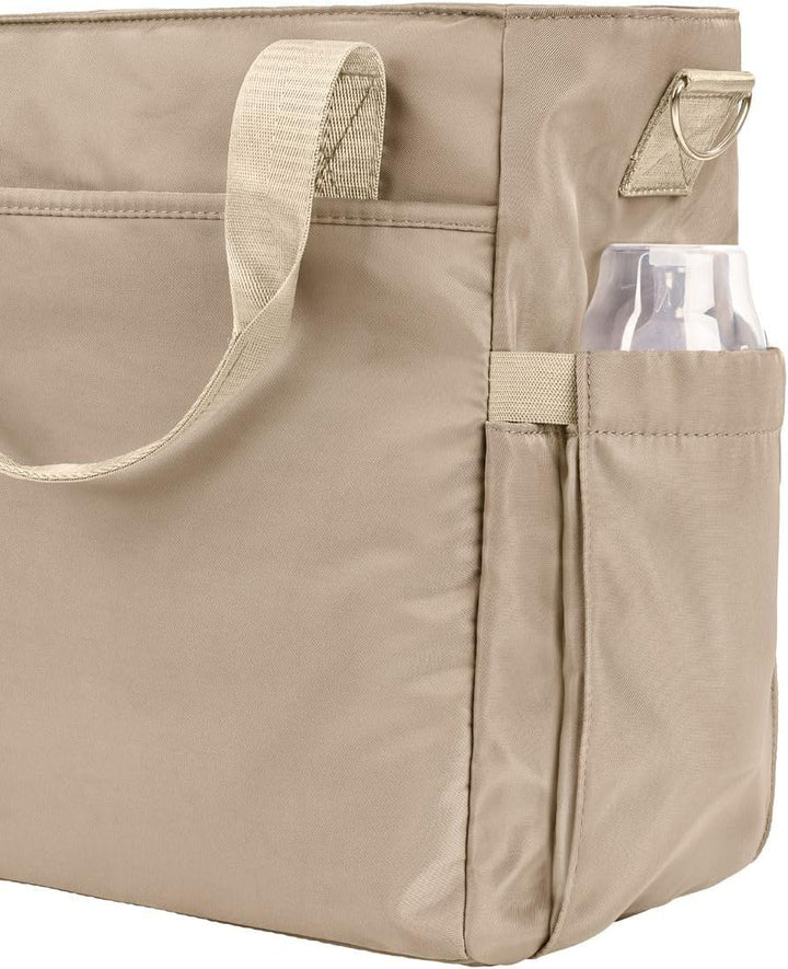 Kikkaboo Brielle Wickeltasche, Befestigungsclips, wasserdicht, Schultergurt Beige, Beige