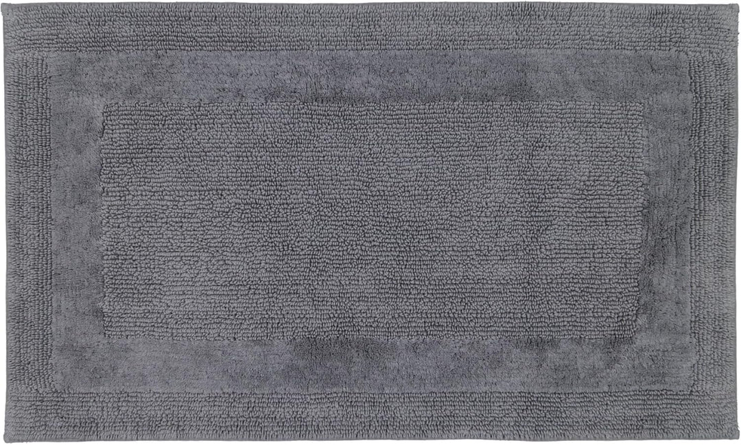 Cawö Badteppiche Luxus Badteppich 1000 anthrazit - 774 60x60 cm, 60x60 cm