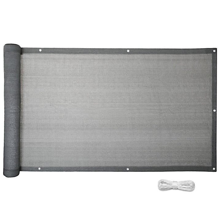 ESTEXO Balkon Sichtschutz/Balkonbespannung Balkonsichtschutz Balkonverkleidung 0,90 m x 6,00 m - Gra