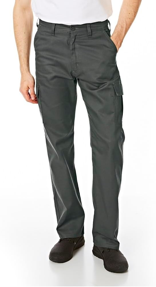 Lee Cooper Herren LCPNT205 robuste und pflegeleichte Arbeitshose mit mehreren Taschen Grau 36W / 33L