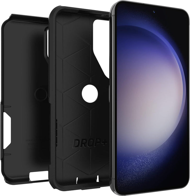 OtterBox Commuter Series Schutzhülle für Galaxy S23, Schwarz Schwarz Commuter Serie, Schwarz Commute