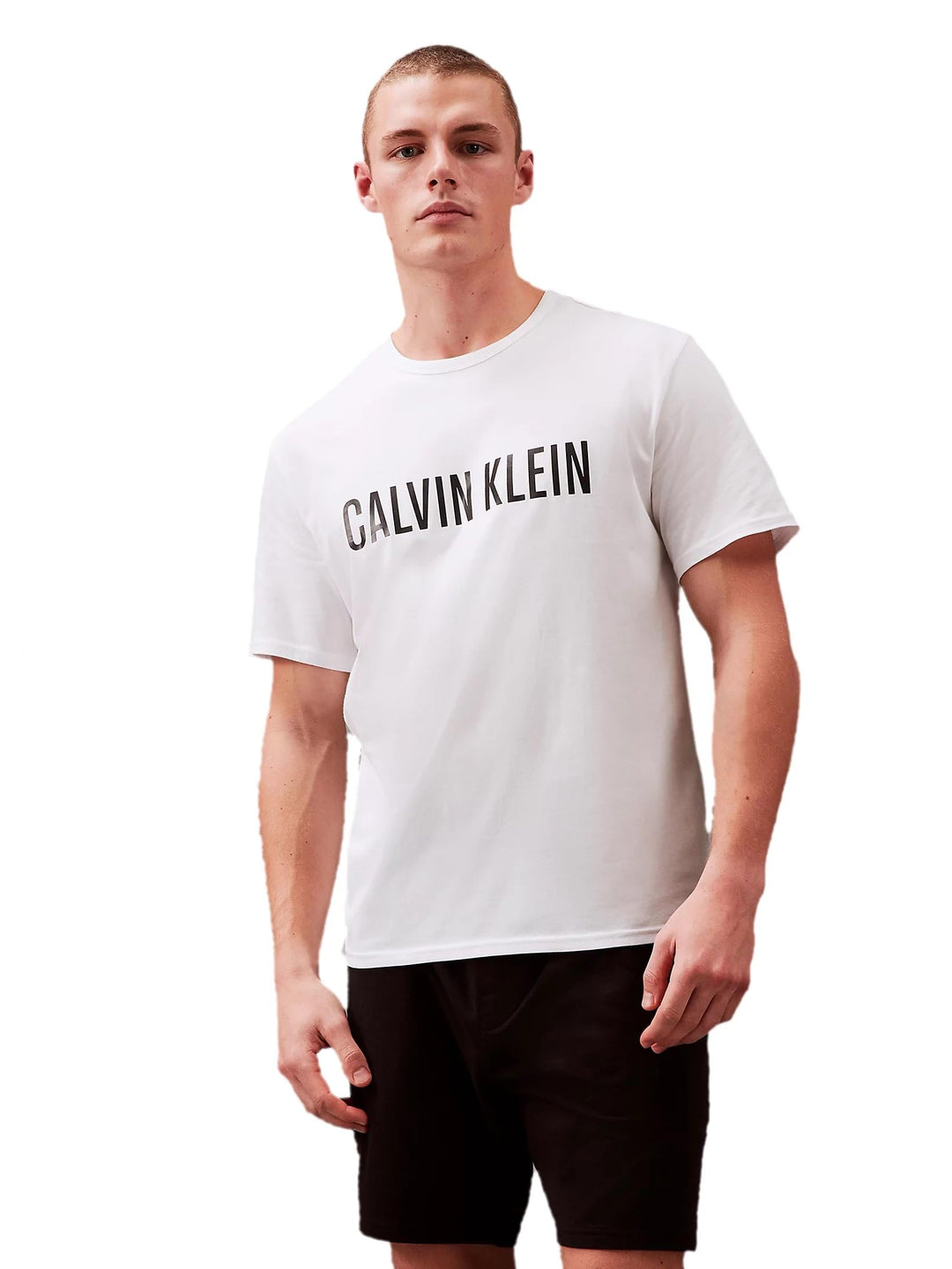 Calvin Klein Herren T-Shirt XL 100 - White, XL 100 - White