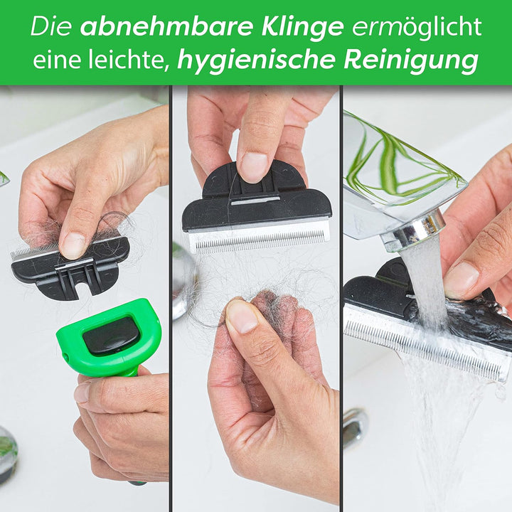 FinoPet 3er Set mit verschiedenen Hundebürsten/Katzenbürsten im Aktionsset, Langhaar Kurzhaar Unterw