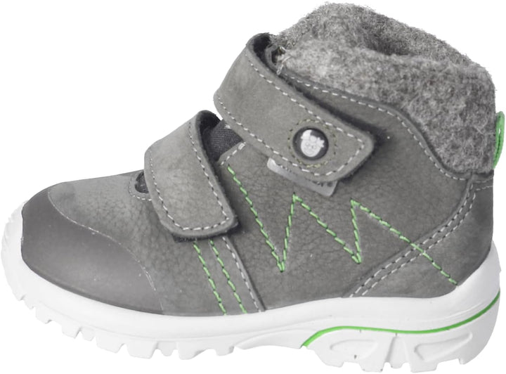 RICOSTA Mädchen und Jungen Lauflernschuhe Dario, WMS:Mittel,Sympatex 23 EU Weit Grün 590, 23 EU Weit