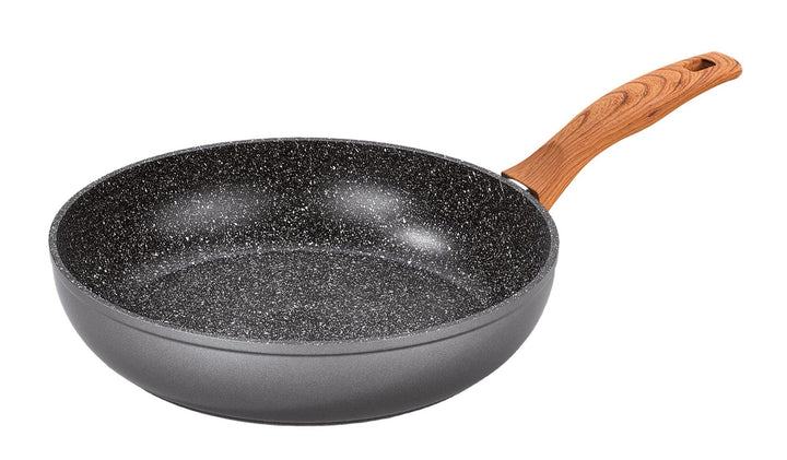 Stoneline Back to Nature Schmorpfanne 28 cm, Made in Germany, hoher Rand, hohe Pfanne für öl- und fe