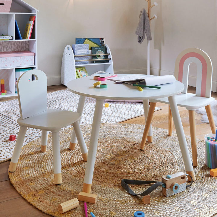 Kindertisch Douceur weiss - Weiss - Atmosphera créateur d'intérieur