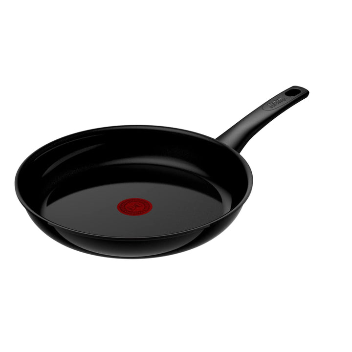 Tefal Renew On Black Bratpfanne 28 cm, Keramikversiegelung, umweltfreundlich recycelt, Thermo-Signal