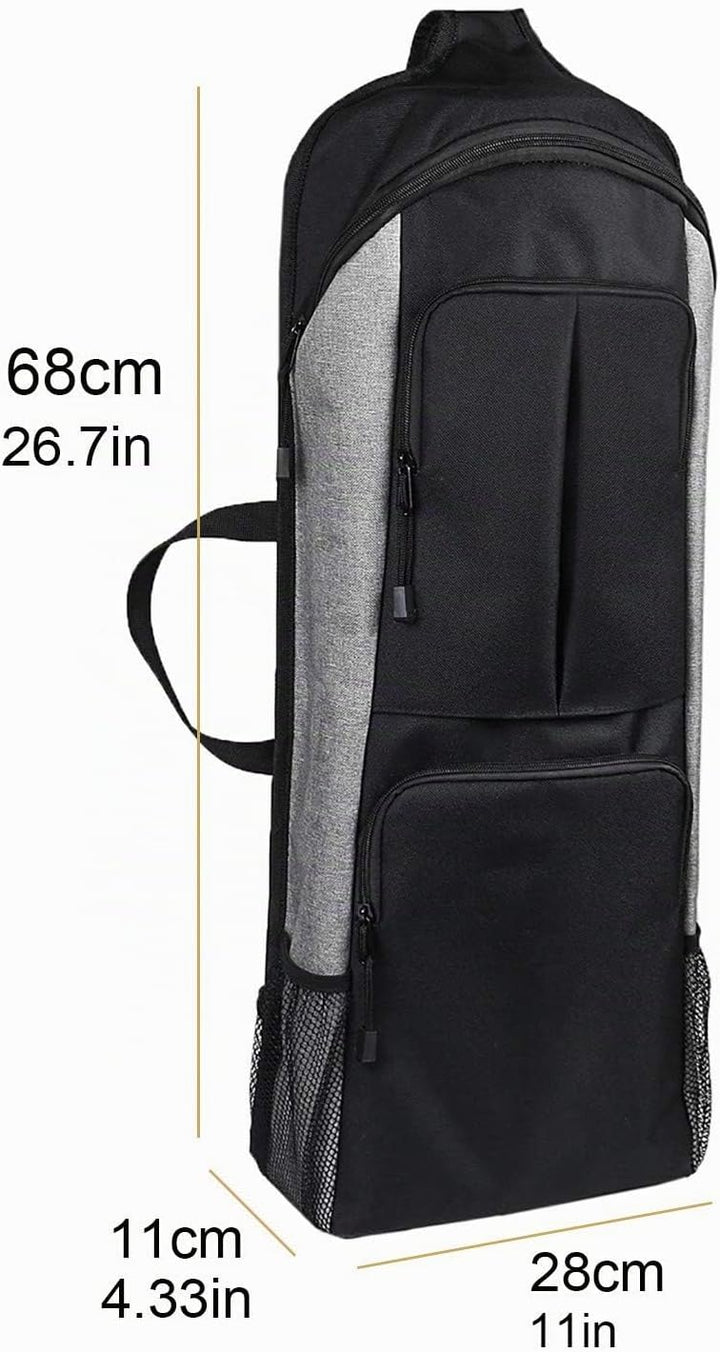 3DTengkit Yogamatten-Tasche, multifunktionale Yogamatten-Aufbewahrungstasche ，mit grosser Seitentasc