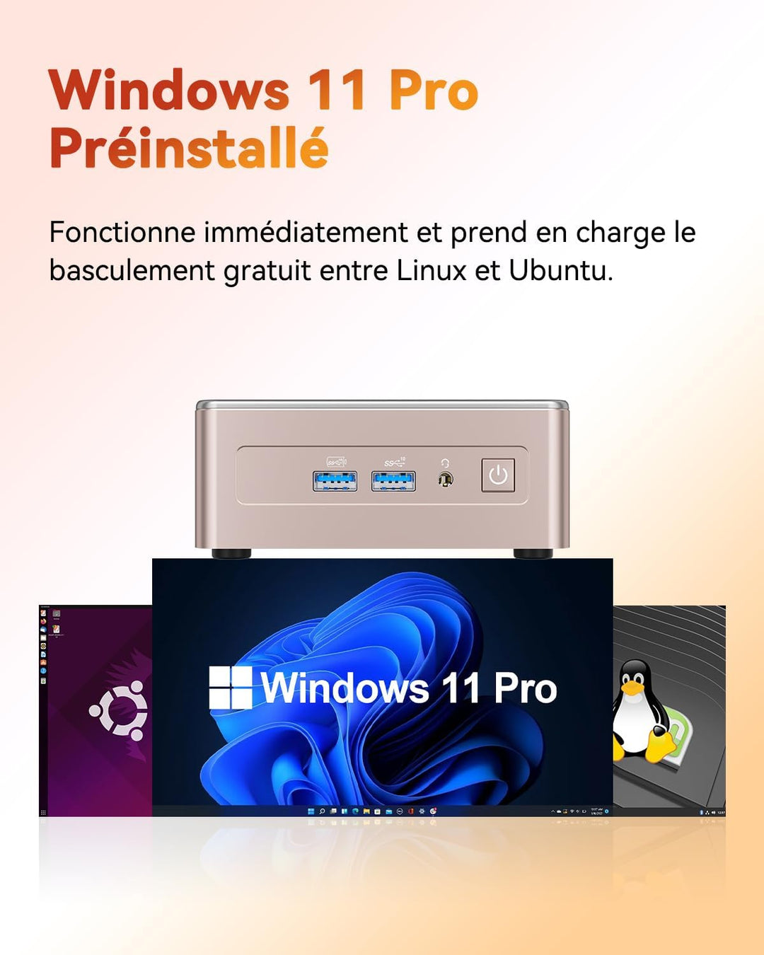 GEEKOM A5 Mini-PC mit AMD Ryzen 7 5825U (8 Kerne/16 Threads, bis zu 4,5 GHz), 32 GB DDR4, 512 GB M.2