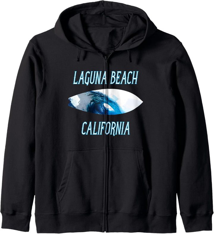 Laguna Beach California Vintage-Surf Kapuzenjacke