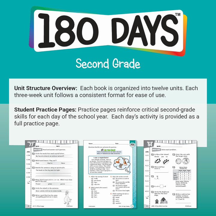 180 Days: Hands-On STEAM: Grade 2 (180 Days of Practice), Paperback