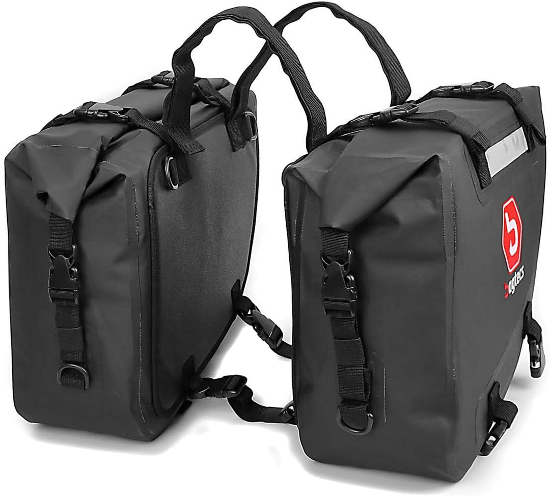 Motorrad Satteltaschen Wasserdicht Bagtecs WP6 2x15L Rollverschluss Seitentasche