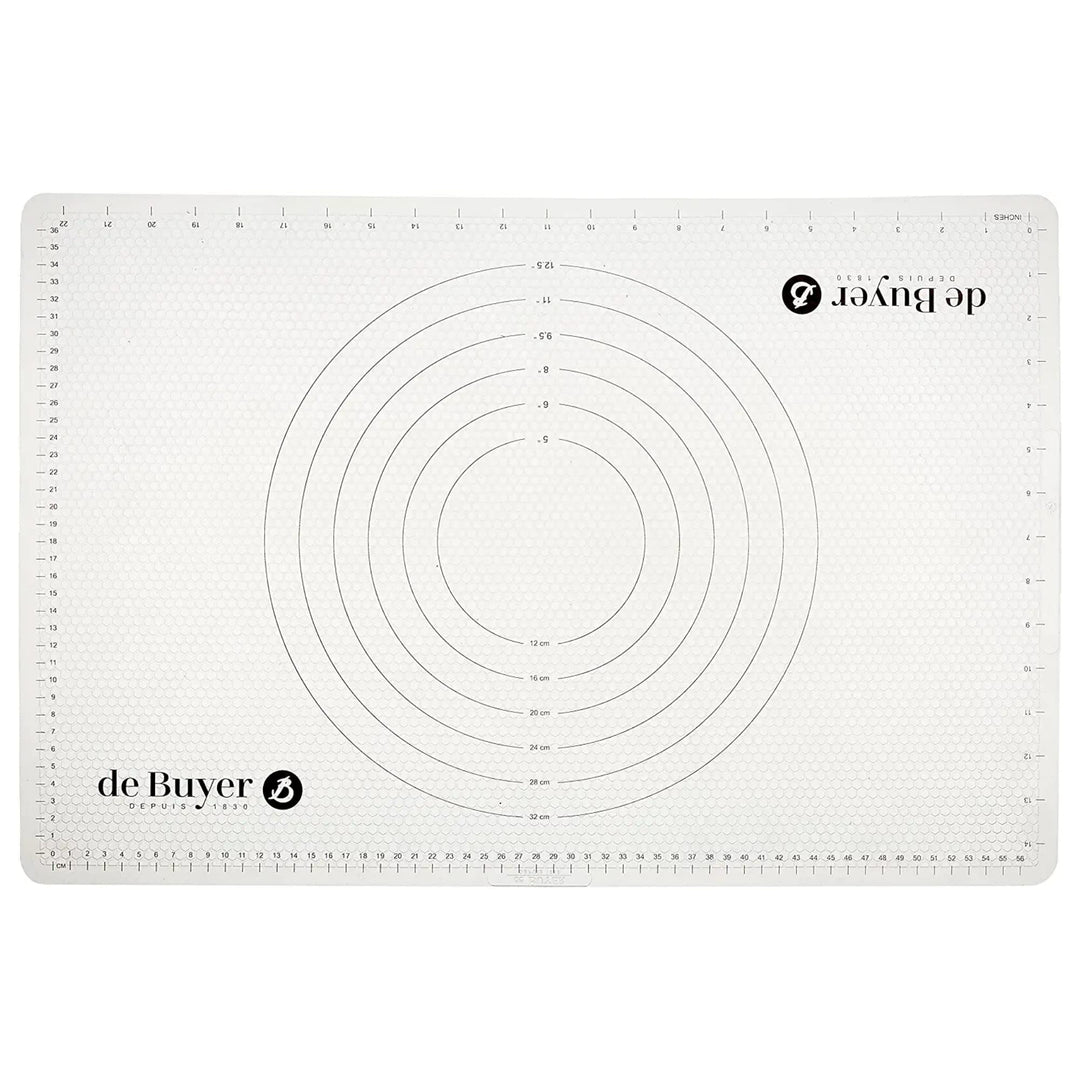 DE BUYER Backmatte, Silikon, grau, 27.9 x 20.1 x 10.9 cm
