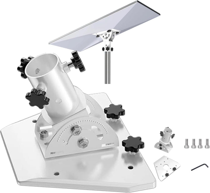 Starlink Gen 3 Rohradapter, werkzeugloser 360° drehbarer Masthalterungsadapter, Aluminiumlegierung S