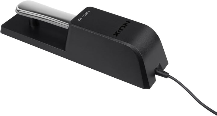 NU-X | NSP-10 Piano Sustain Pedal – Momentary Action, Polaritätsschalter, 2 m Kabel, 6,3 mm Klinke,