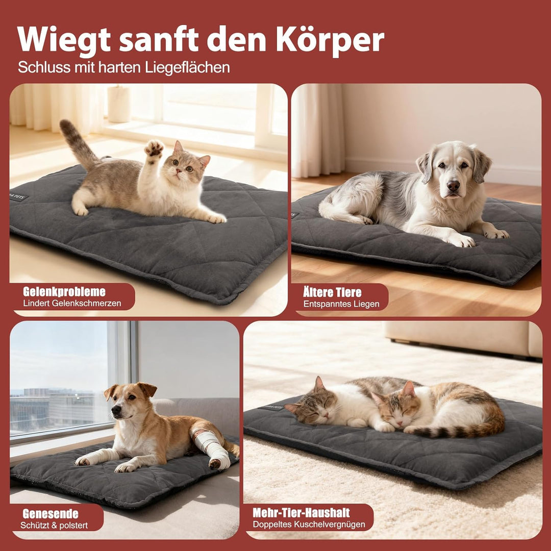 Mora Pets Selbstheizende Decke Katzen, Wärmedecke für Katzen Heizdecke Hunde Ultrawarme, Selbstwärme