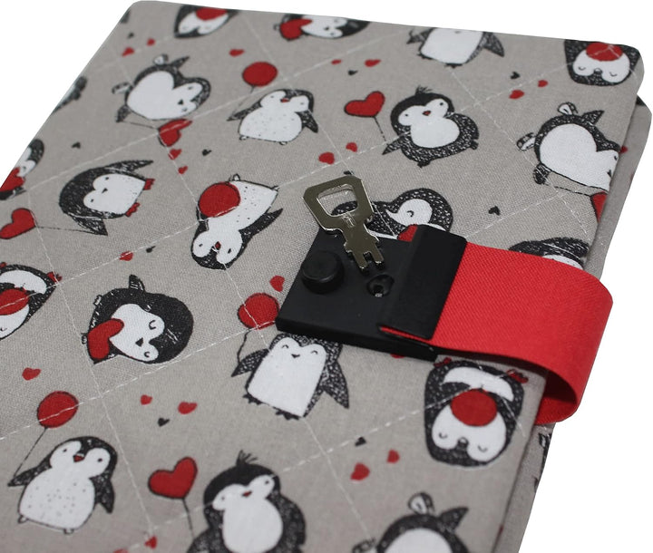 Tagebuch mit Schloss Pinguin