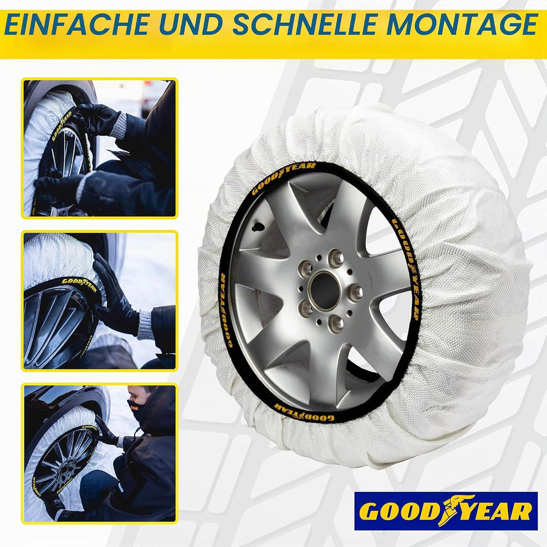 Goodyear Snow &amp; Road Grösse XXL 2er Set Textil Schneeketten für Autos SNOW &amp; ROAD GRÖSSE XXL, SNOW &amp;