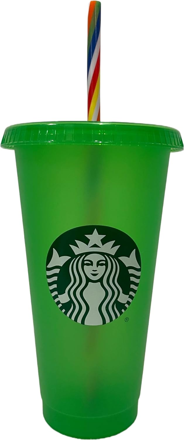 STARBUCKS Summer 2023 Green Color Changing Wiederverwendbare 680 ml Kaltbecher