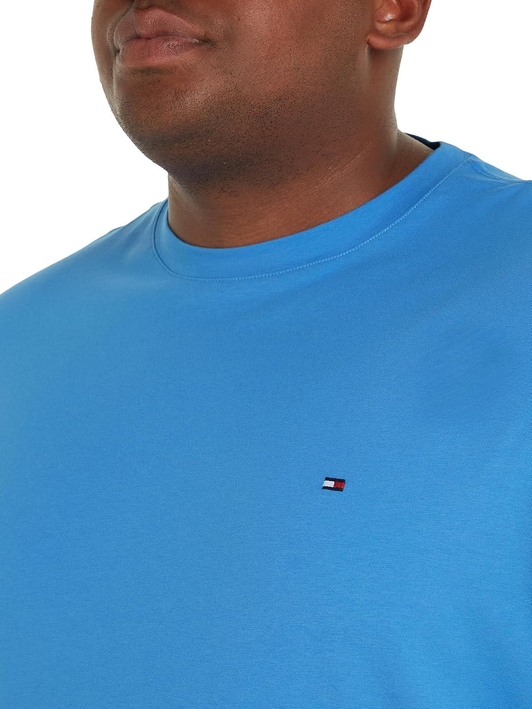 Tommy Hilfiger Herren Kurzarm T-Shirts XXL Blau (Iconic Blue), XXL Blau (Iconic Blue)
