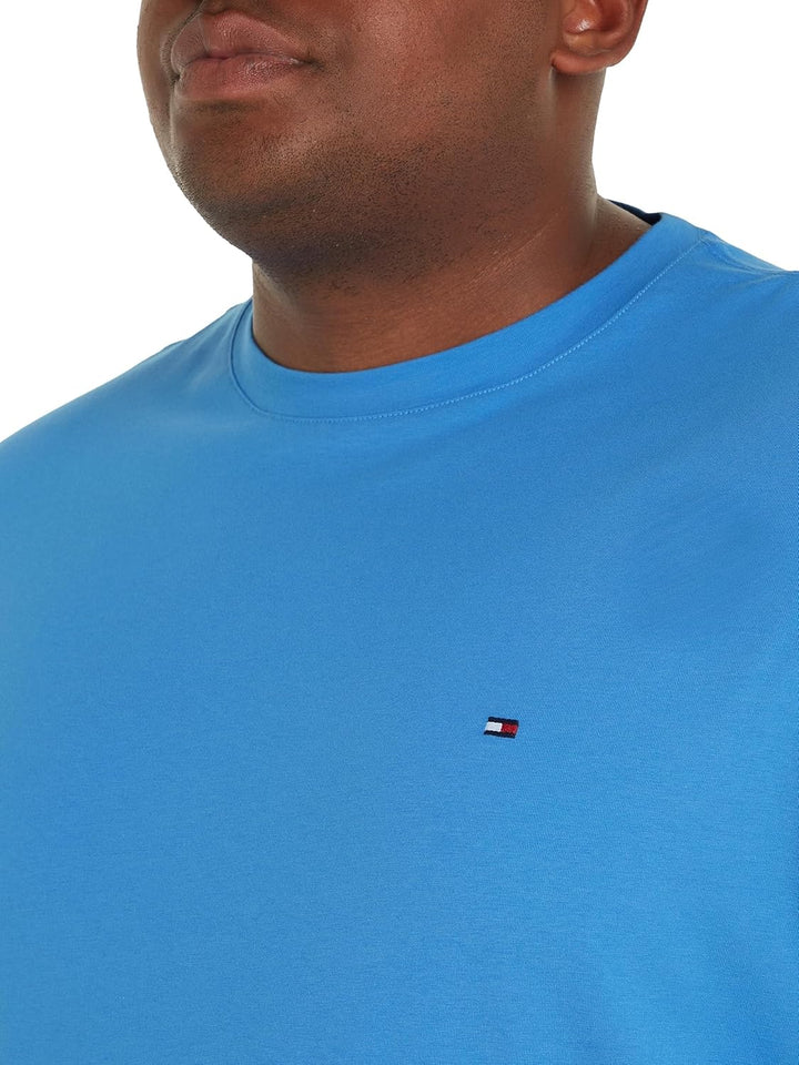 Tommy Hilfiger Herren Kurzarm T-Shirts XXL Blau (Iconic Blue), XXL Blau (Iconic Blue)