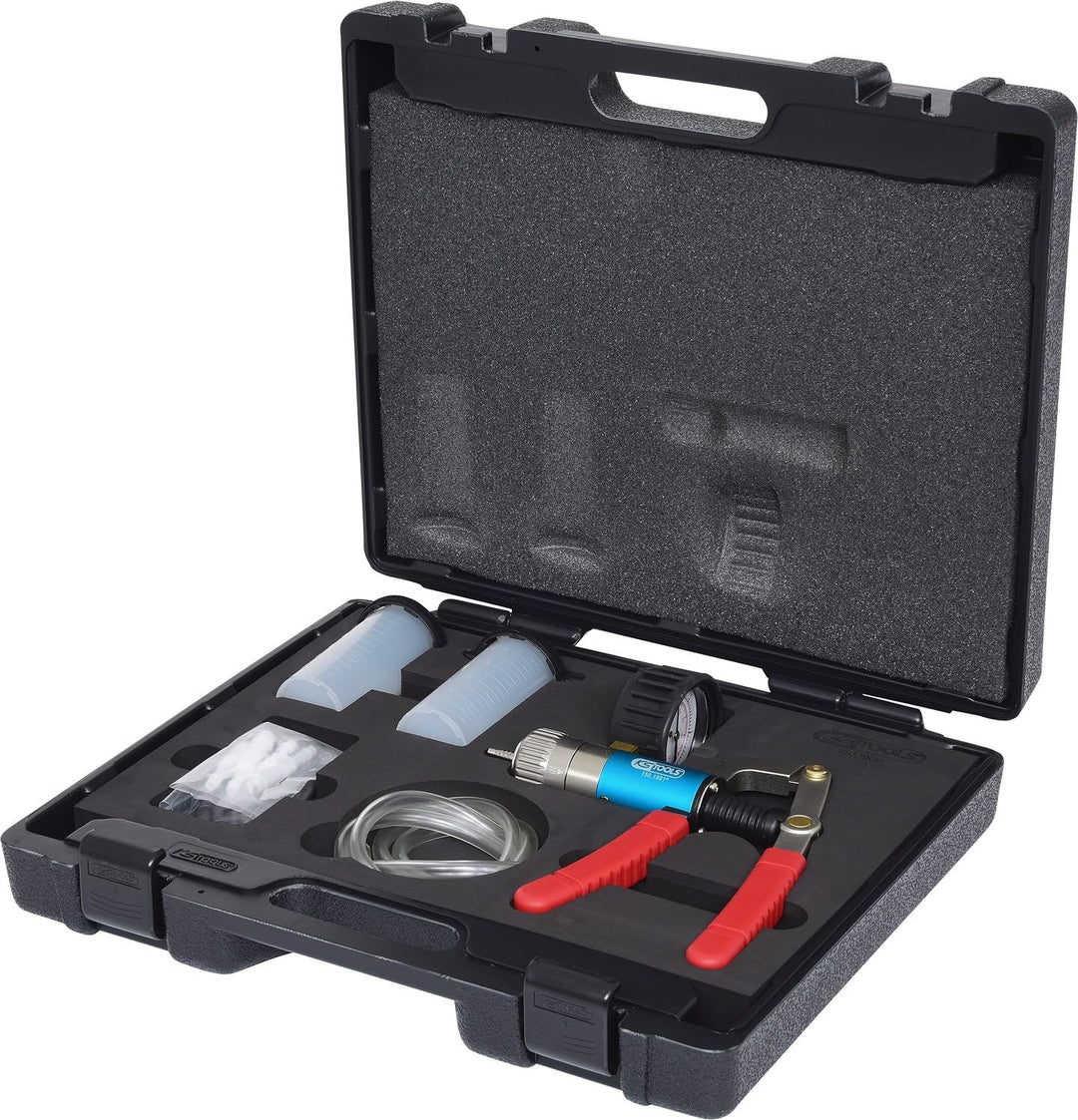 KS Tools 150.1900 KFZ Druck- und Unterdruckpumpen-Satz, 7-tlg., 7pcs