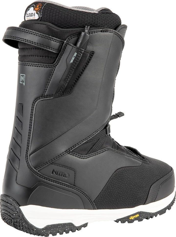 Nitro Herren Snowboards Venture Pro TLS, All Mountain Freeride Freestyle Schnellschnürsystem Boot Sn